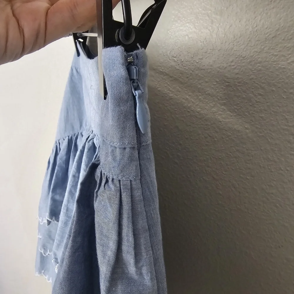 Ulla Johnson Tiered Ella Embroidered Cotton Poplin Mini Skirt